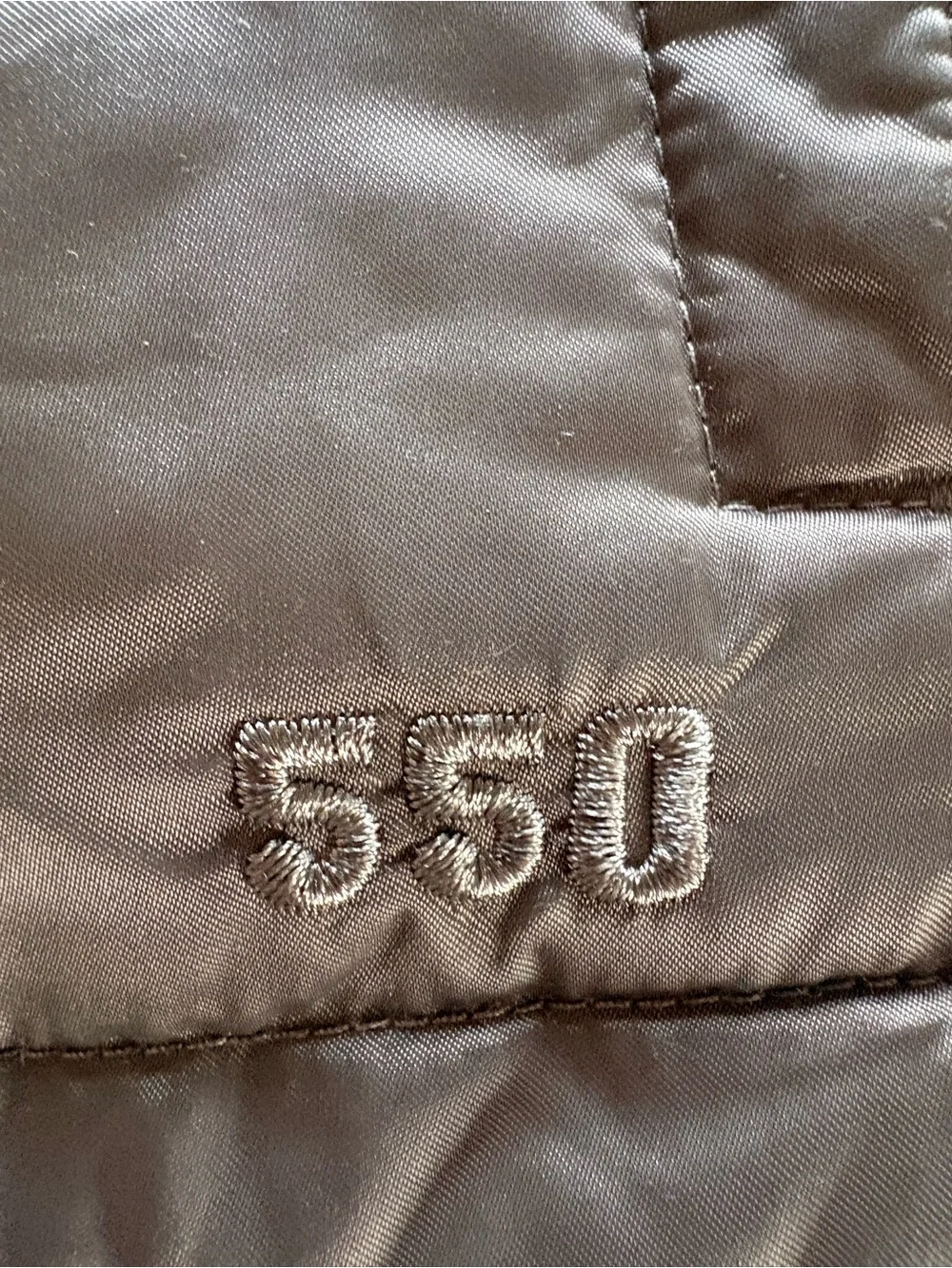 The North Face Women’s Quilted 550 Insulated Vest — Brown Size X-Small